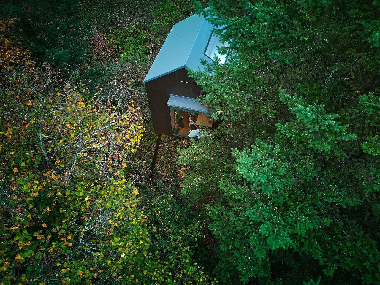 Posed Nad Lesem glamping ubytování Praha Hodkovičky