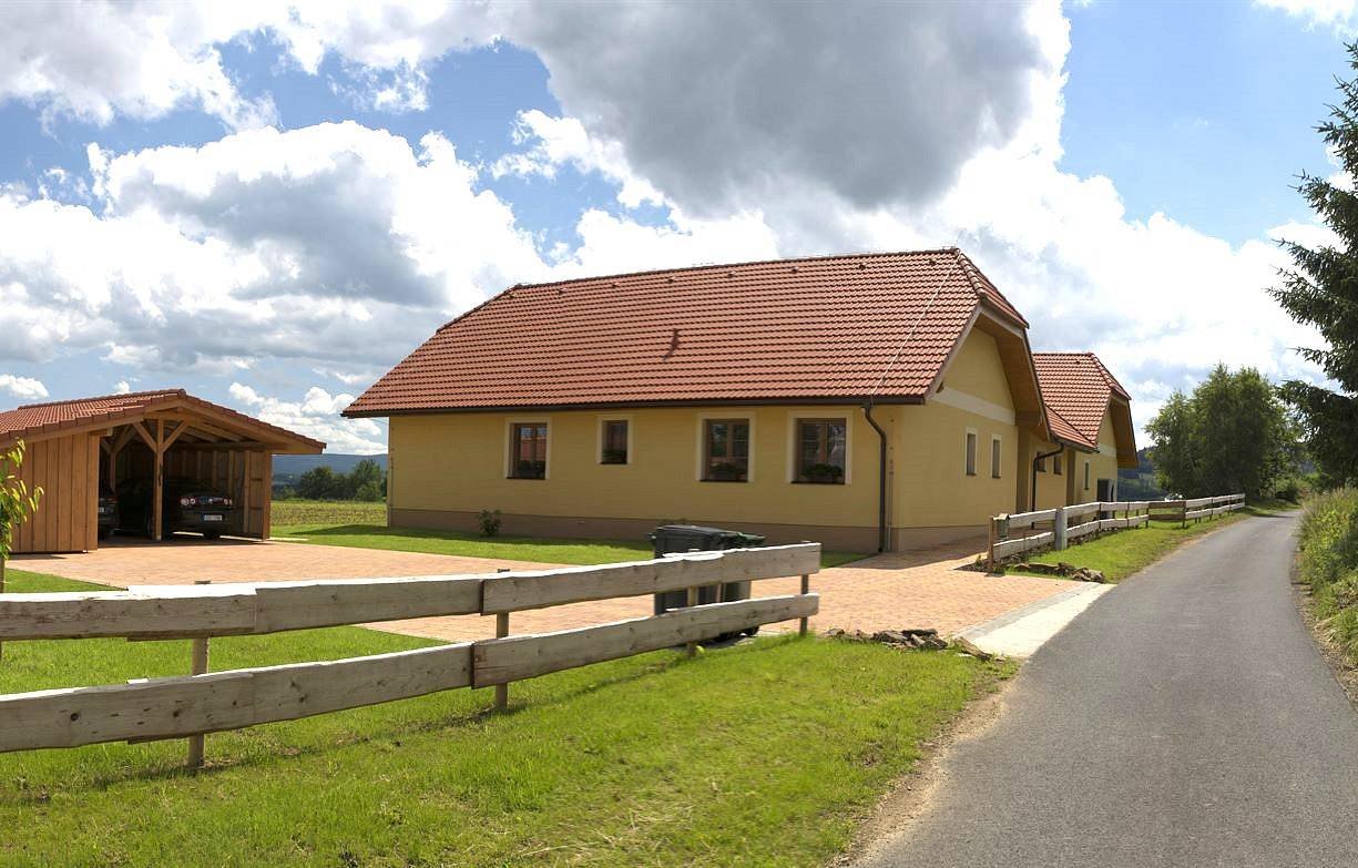 příjezd Apartmány v Pošumaví