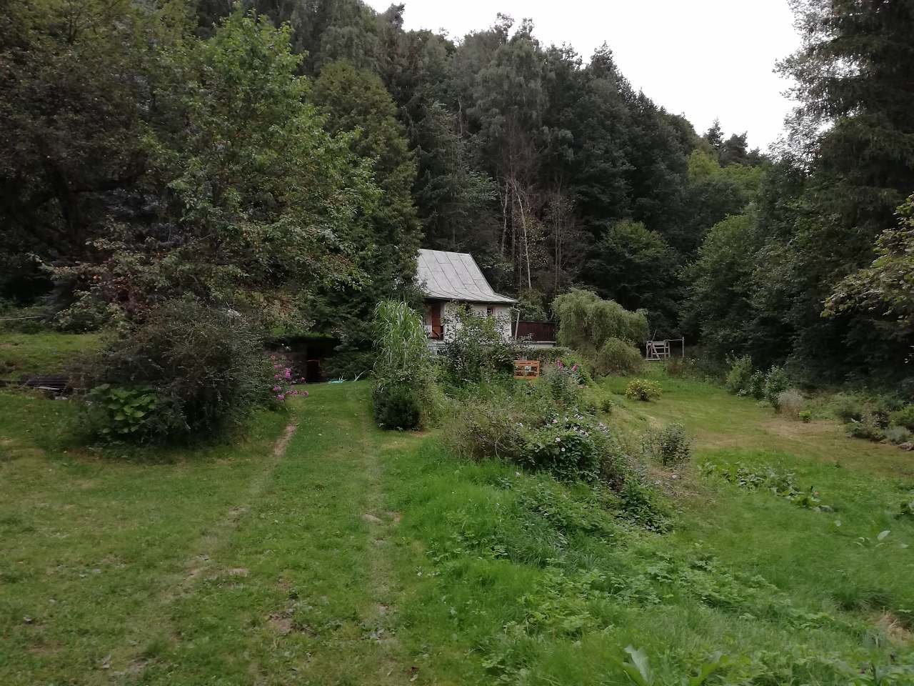 Příjezd k chatě