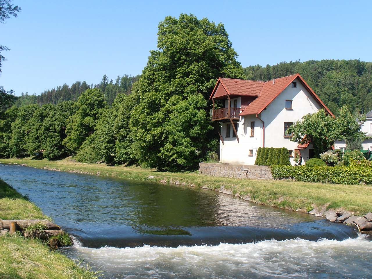 Pstruhová řeka Moravice, kde žijí i raci