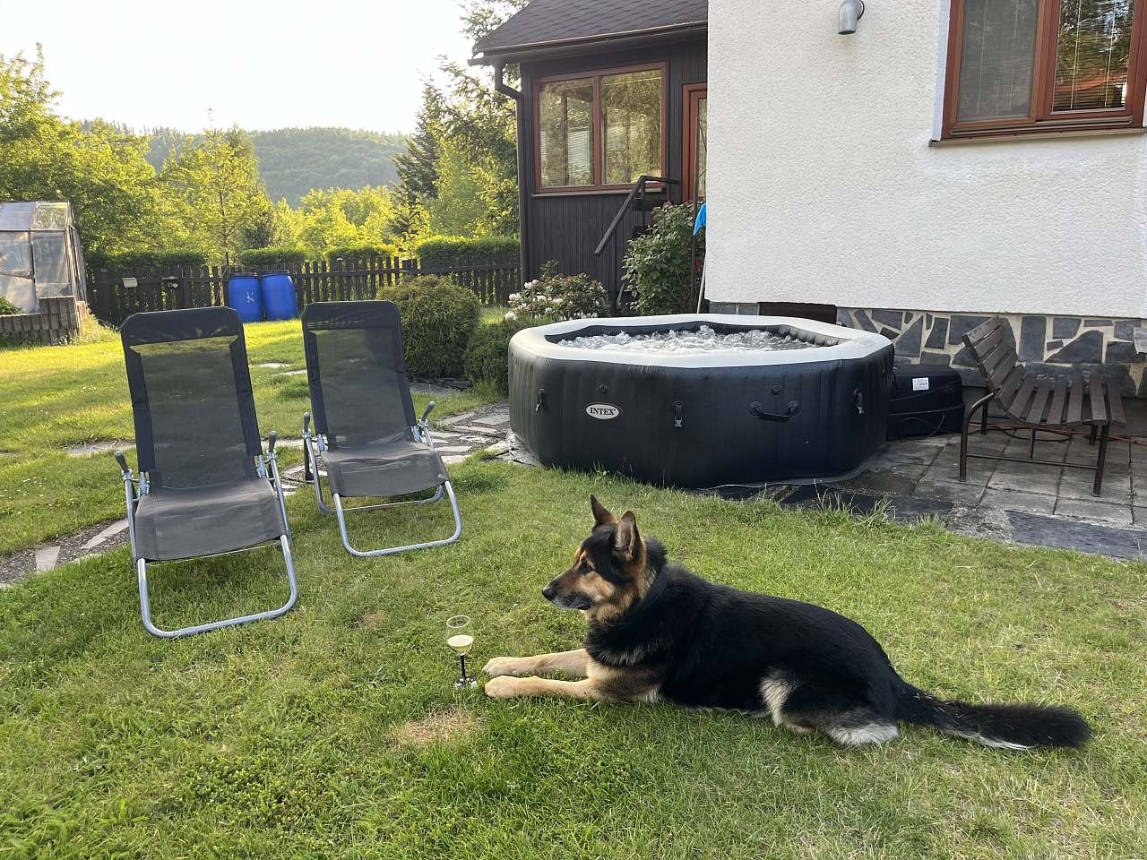 Relaxace na zahradě