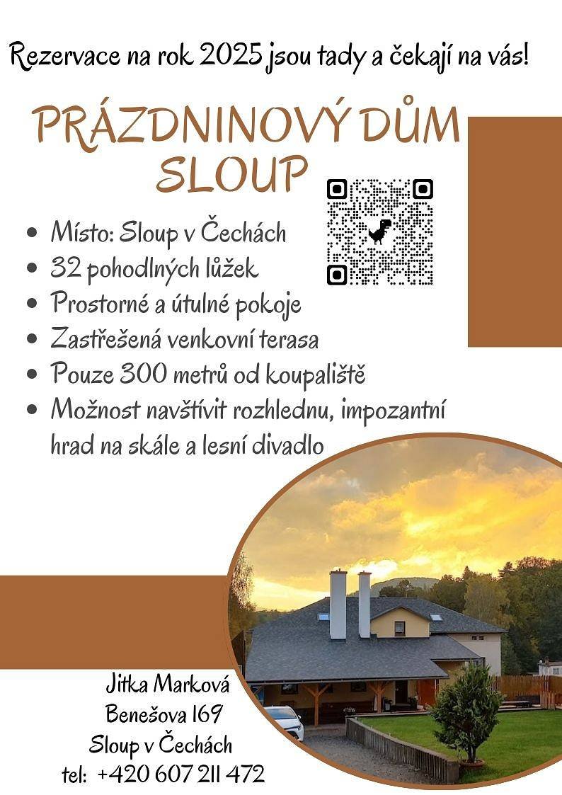 Prázdninový dom Sloup - Sloup v Čechách - Ralsko