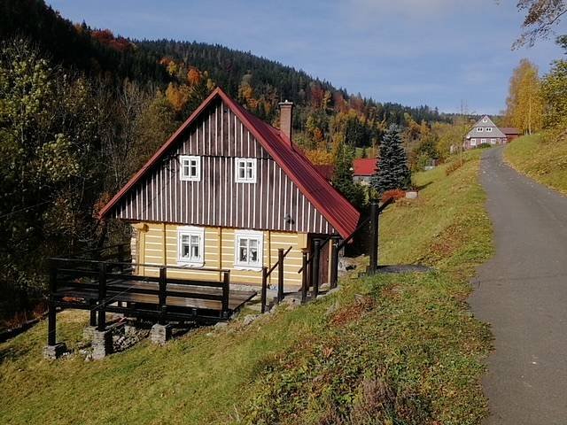 Drevenica Pod Vlčím hřebenem - Horní Dušnice - Jizerské hory