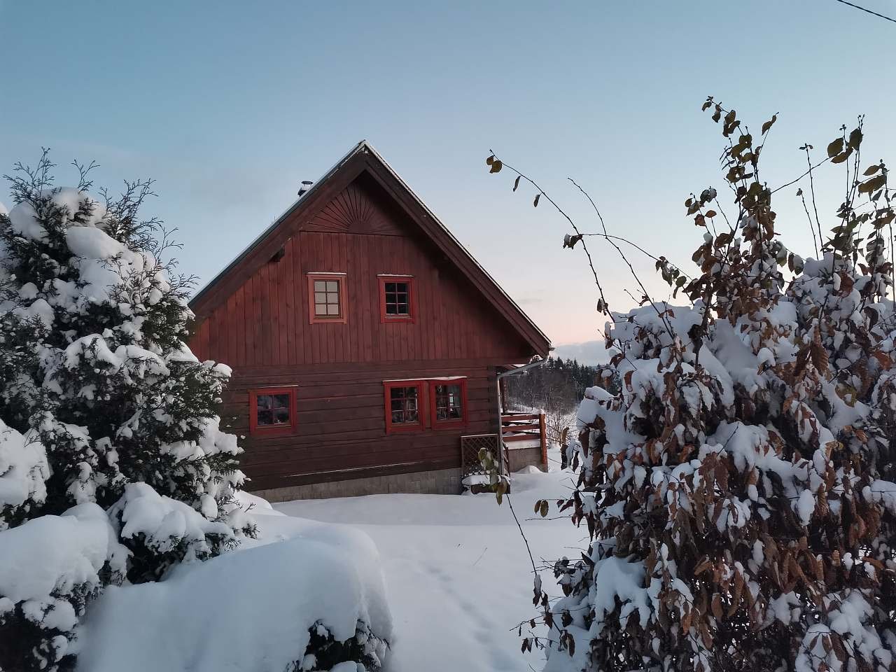 Drevenica s výhledem - Skuhrov - Jablonecko