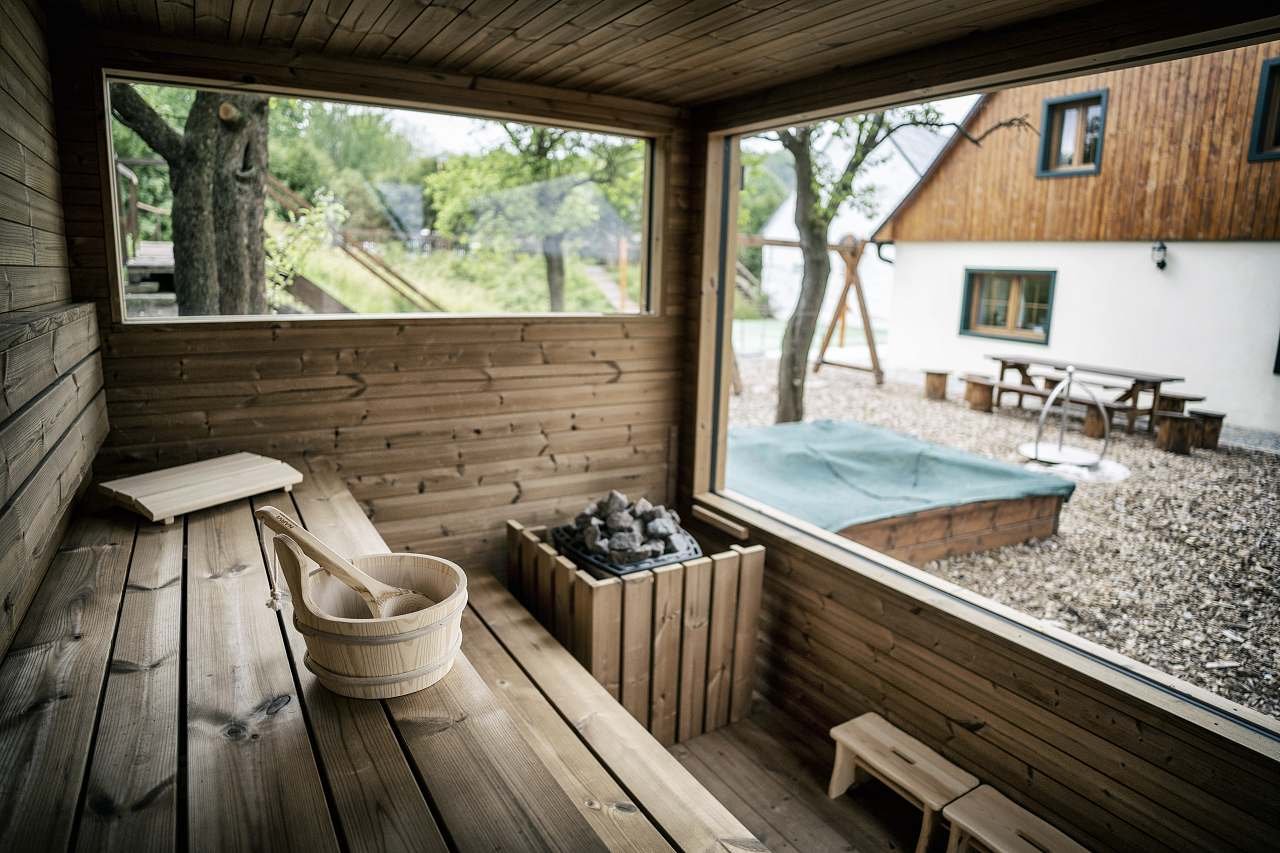 sauna, chalupa U domkáře, Vápenná, Jeseníky