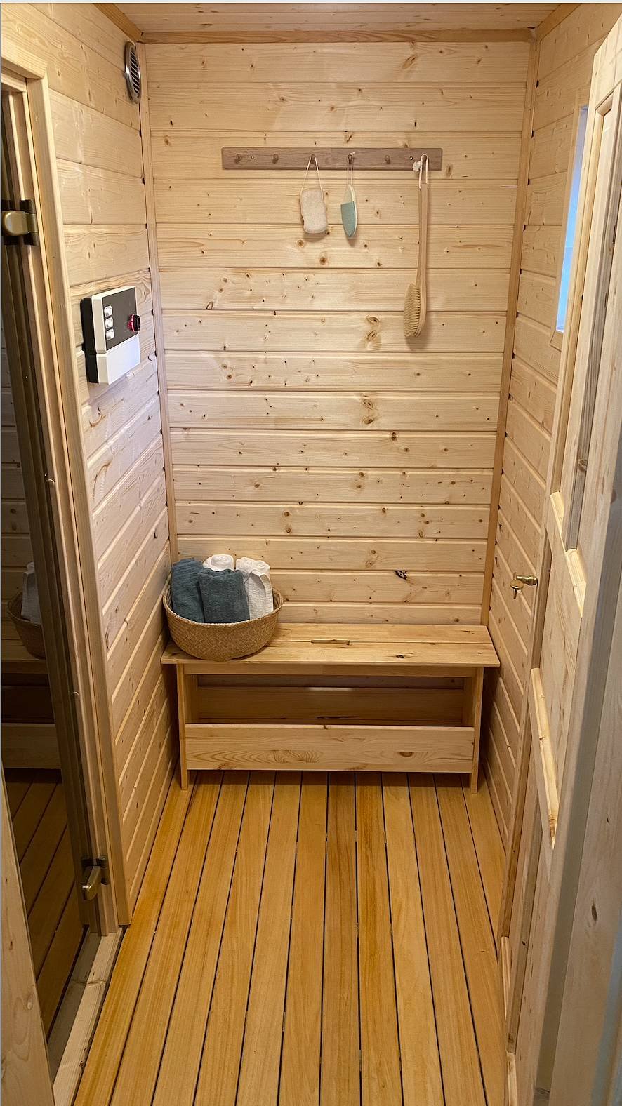 sauna převlékárna