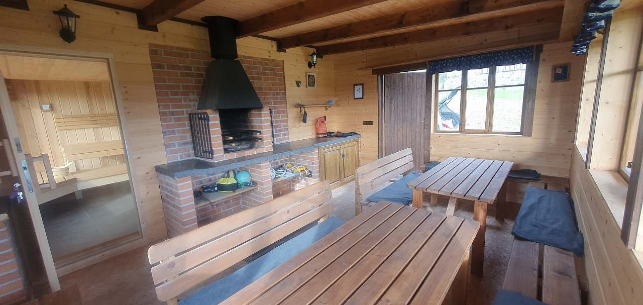 Sauna s odpočinkovou zónou