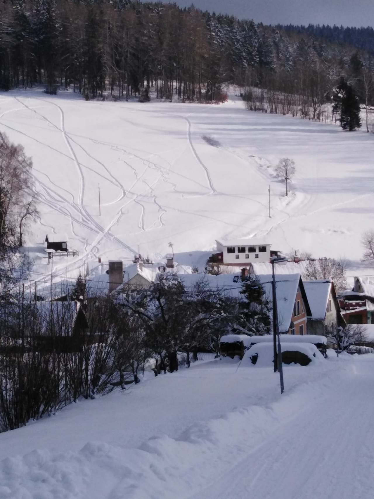 Sjezdovka ve Ski areálu Family