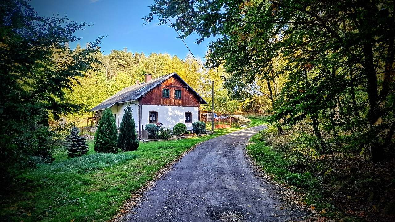 Stylová chaloupka na samotě  v těsné  blízkosti národního parku Šumava