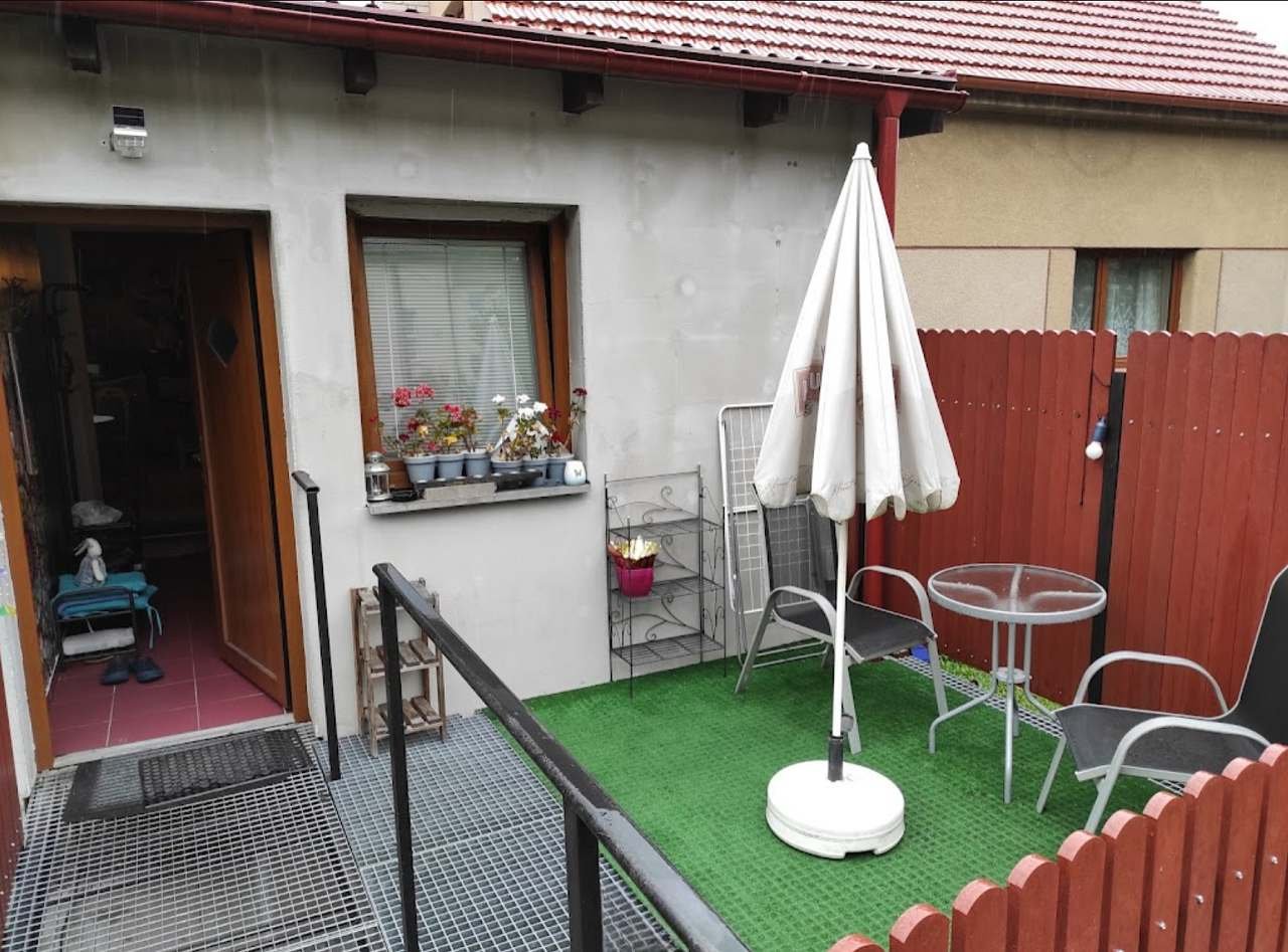 Teráska před apartmánem