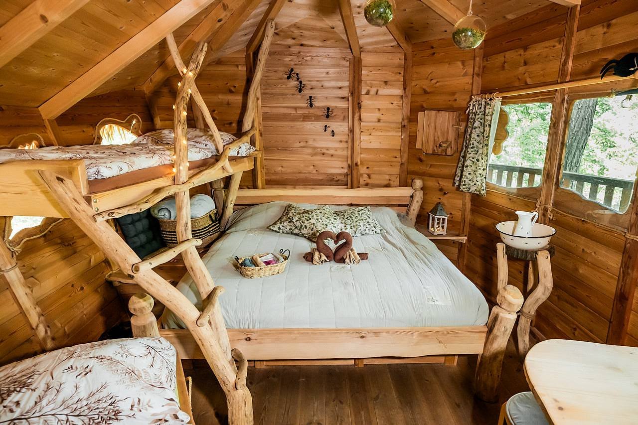 Tree house U Mravence - vnitřní část