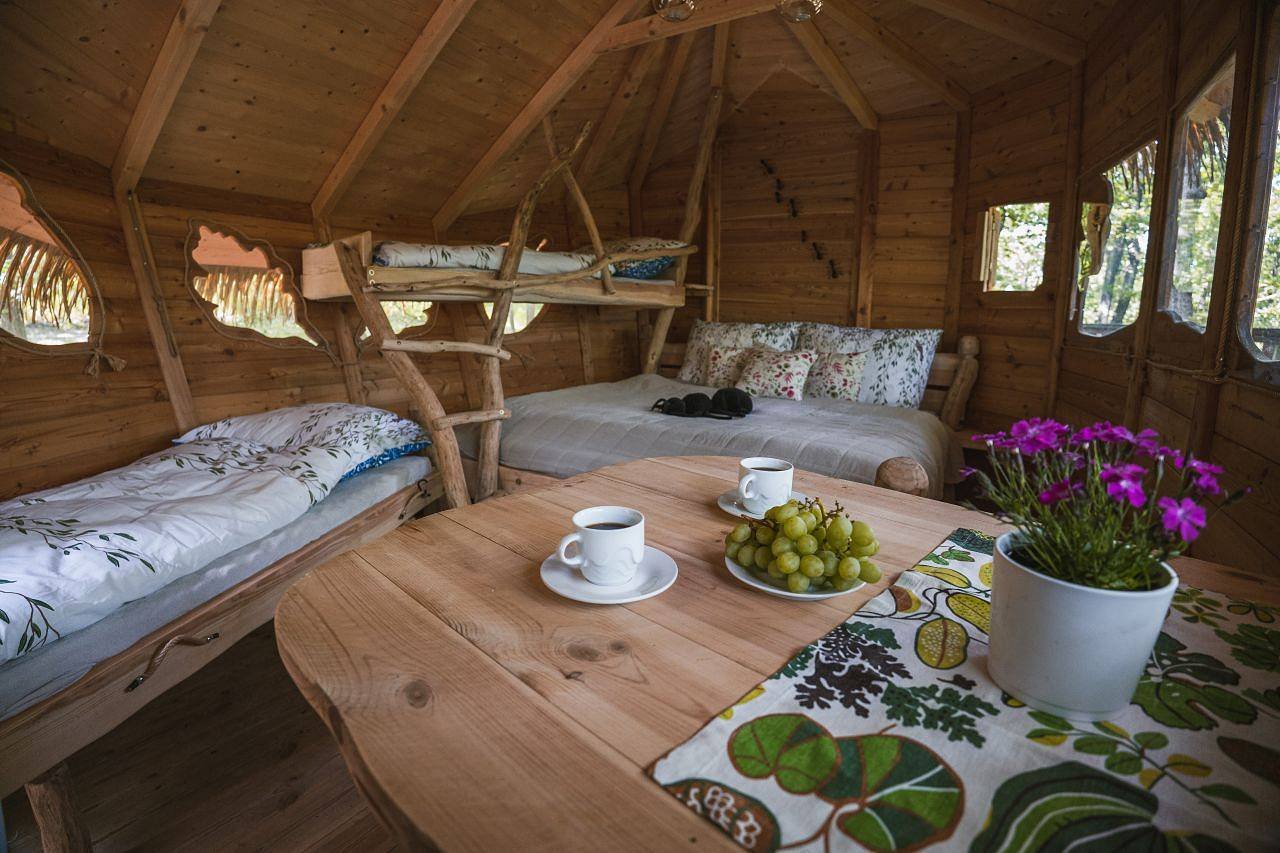 Tree house U Mravence vnitřní prostor