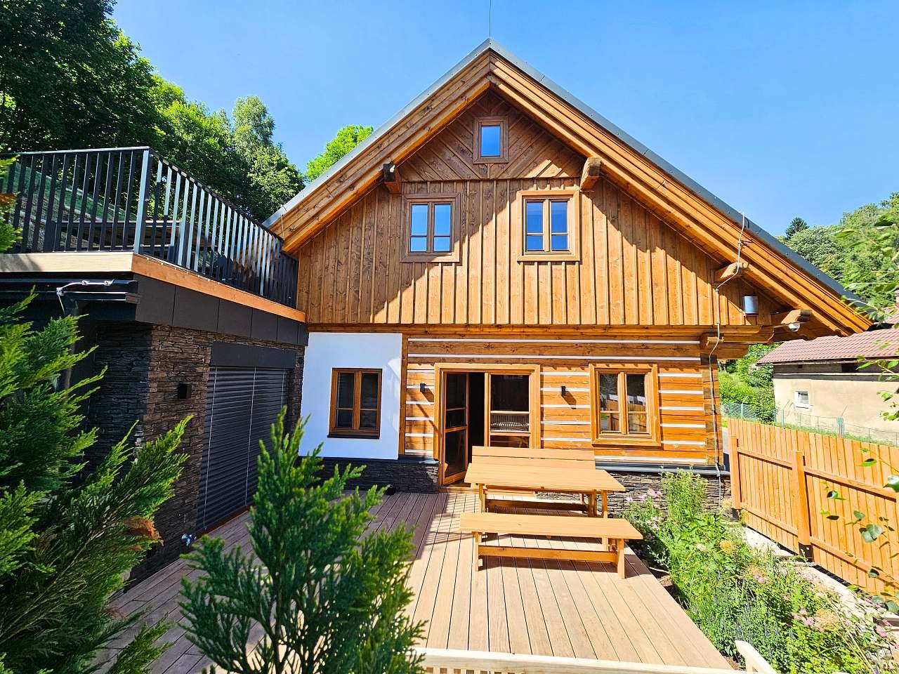 Drevenica s wellness - Horní Maršov