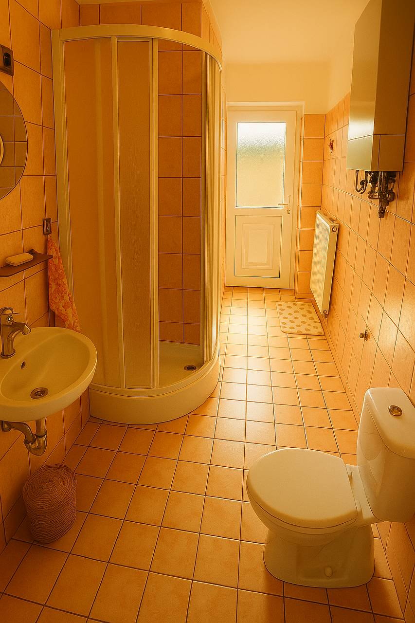 Velký apartmán koupelna