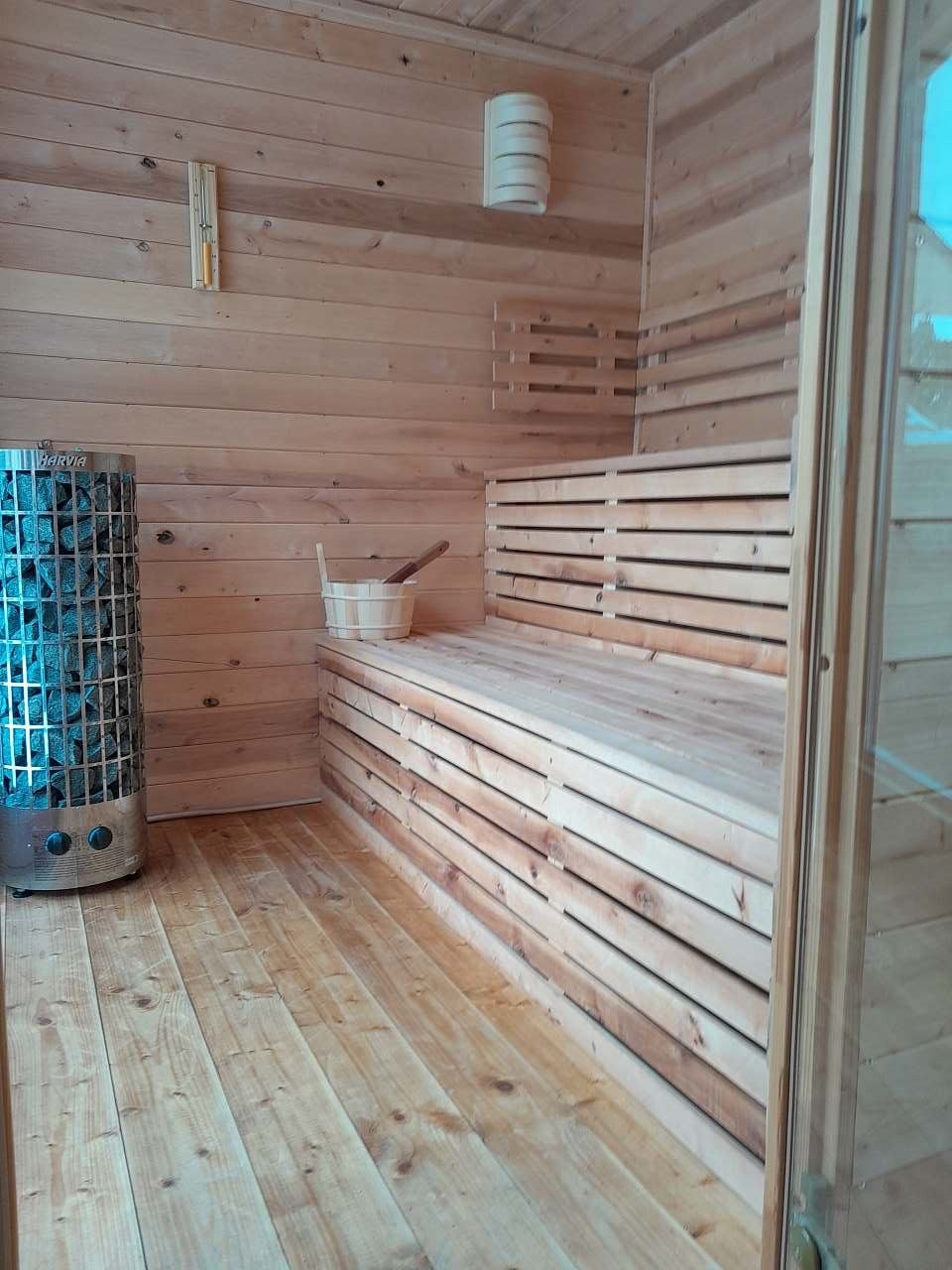venkovní finská sauna