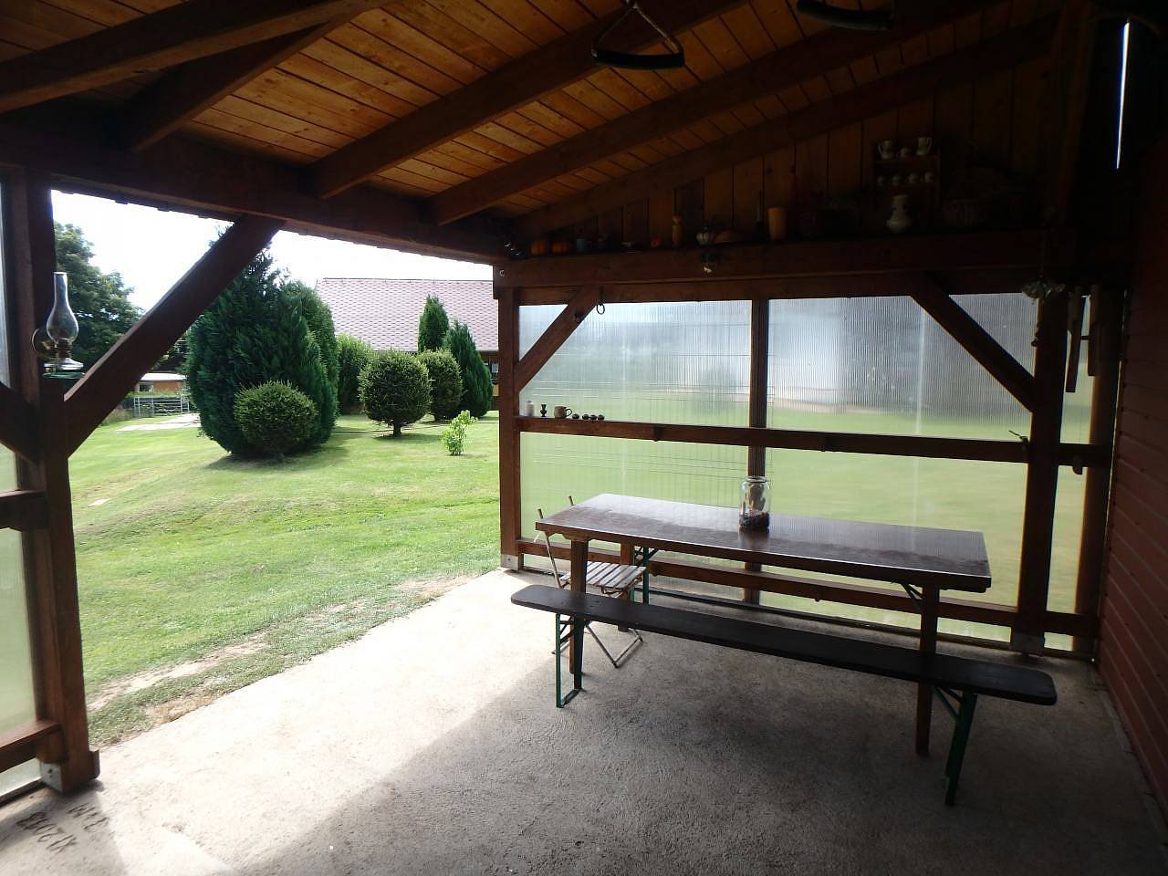 Venkovní posezení - pergola