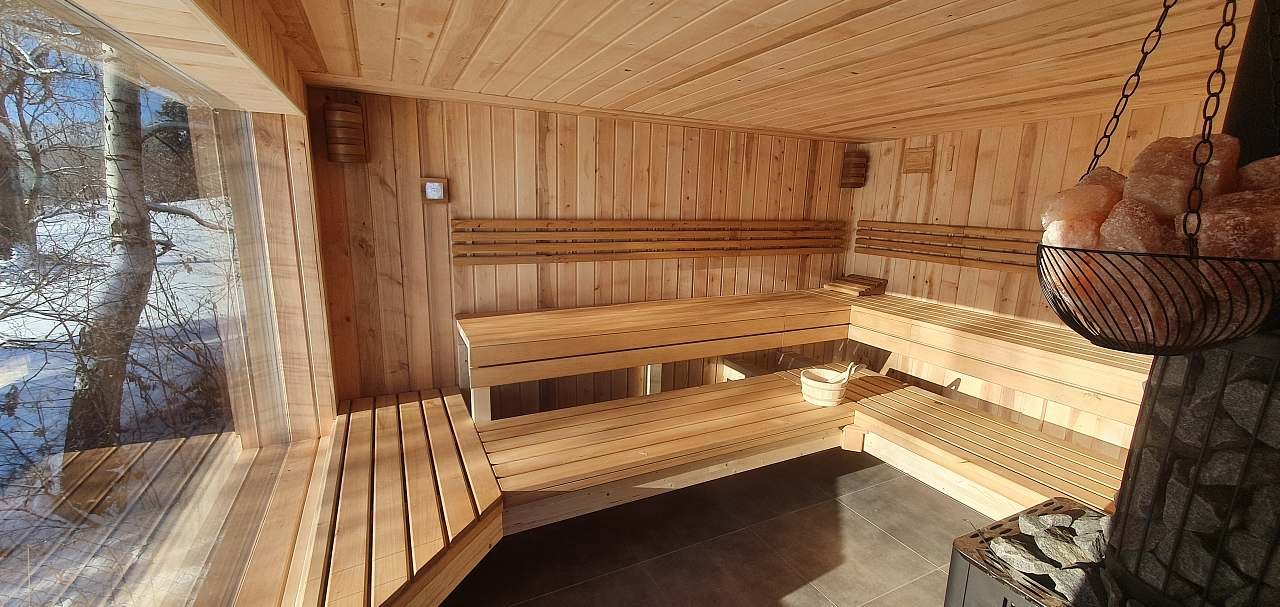 Venkovní sauna pro 16 osob