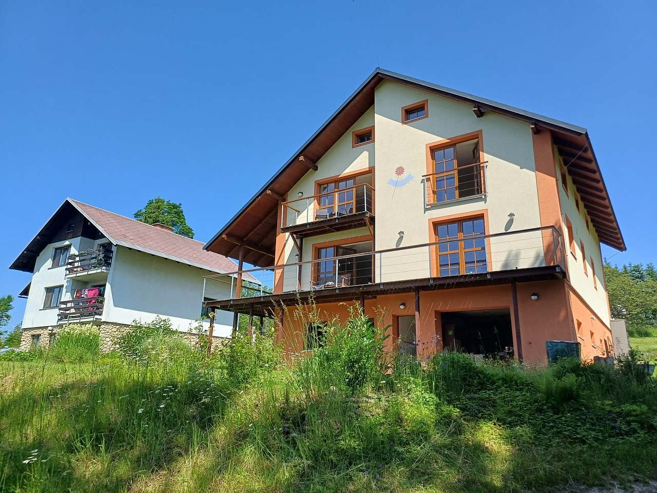 Vila Jestřabí - z jihu