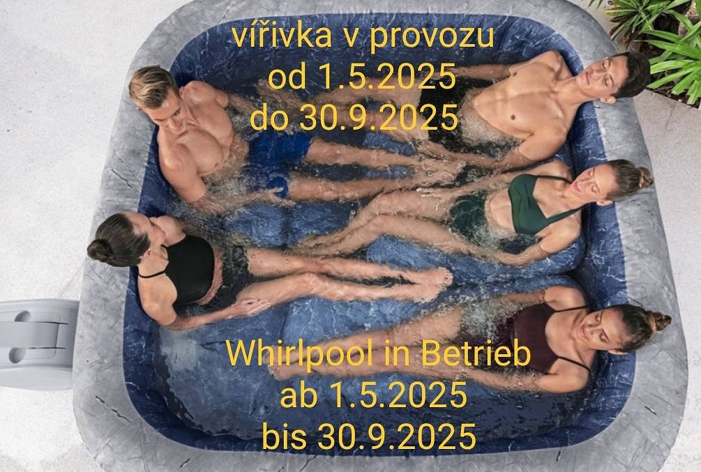 Vířivka v popisku datumu garantovaný provoz.