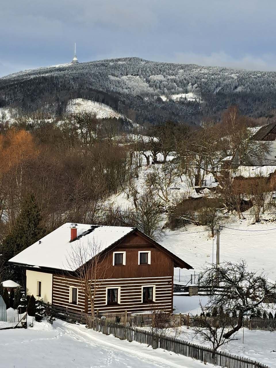 Výhled na chalupu