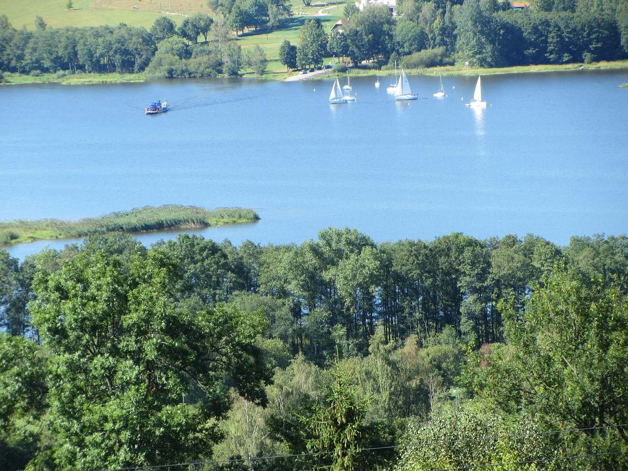 výhled na jezero