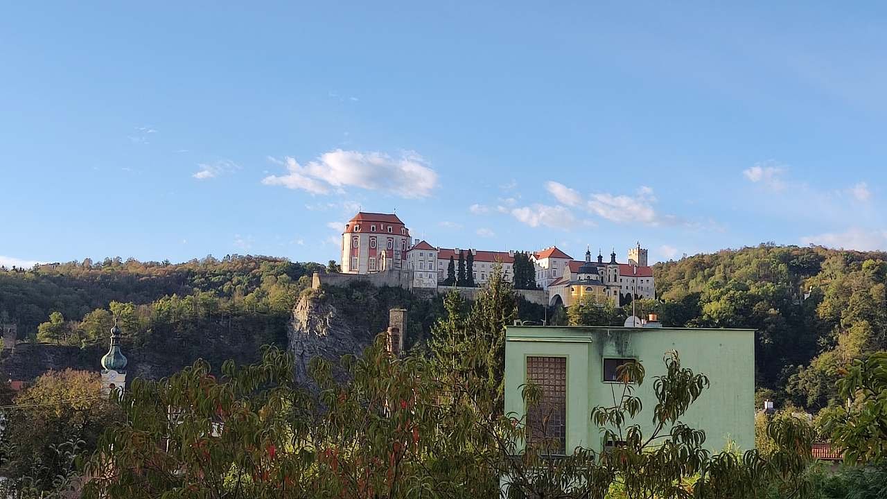 Výhled z terasy restaurace