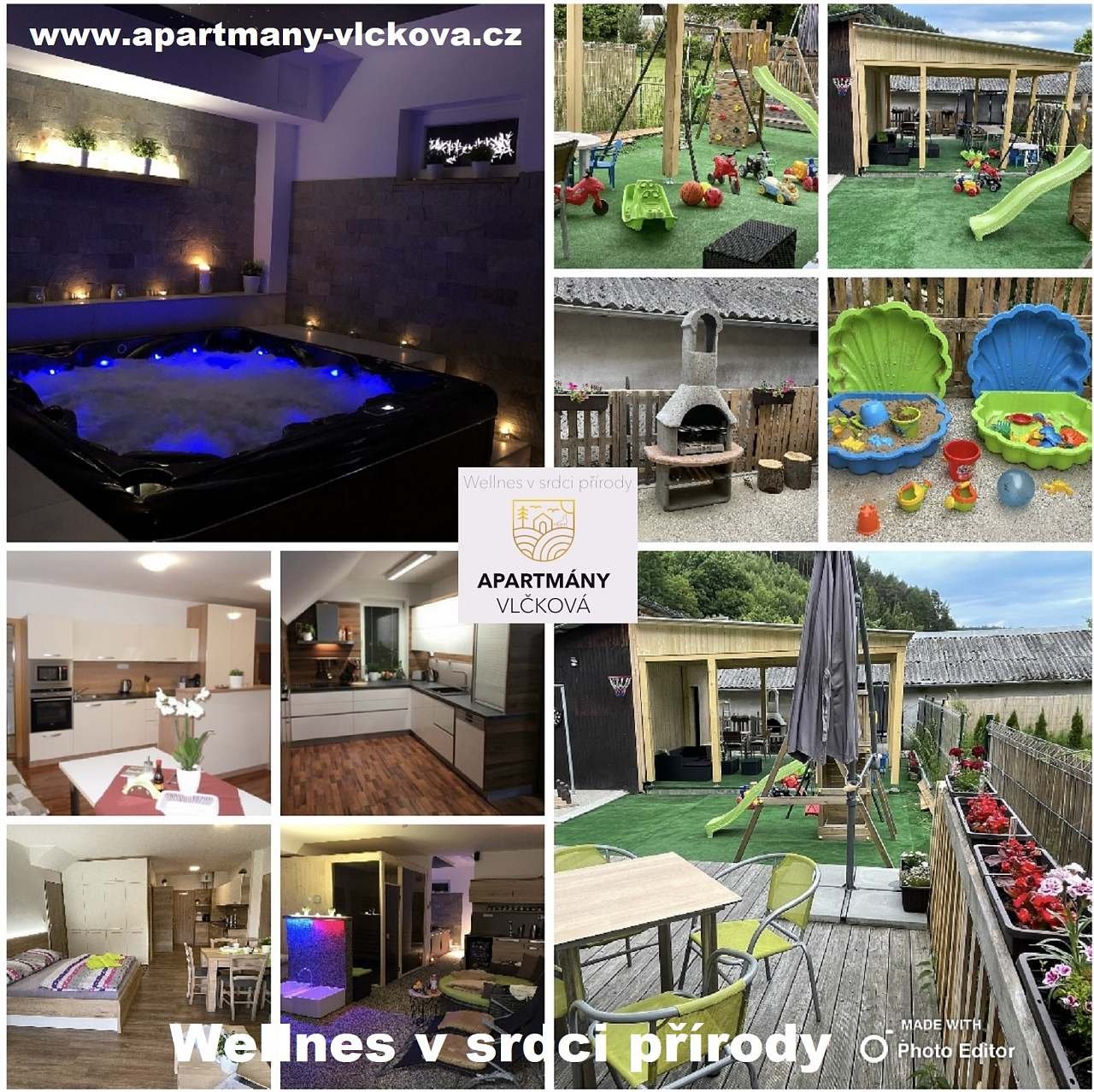 WELLNESS Apartmány Vlčková - Hostýnské vrchy