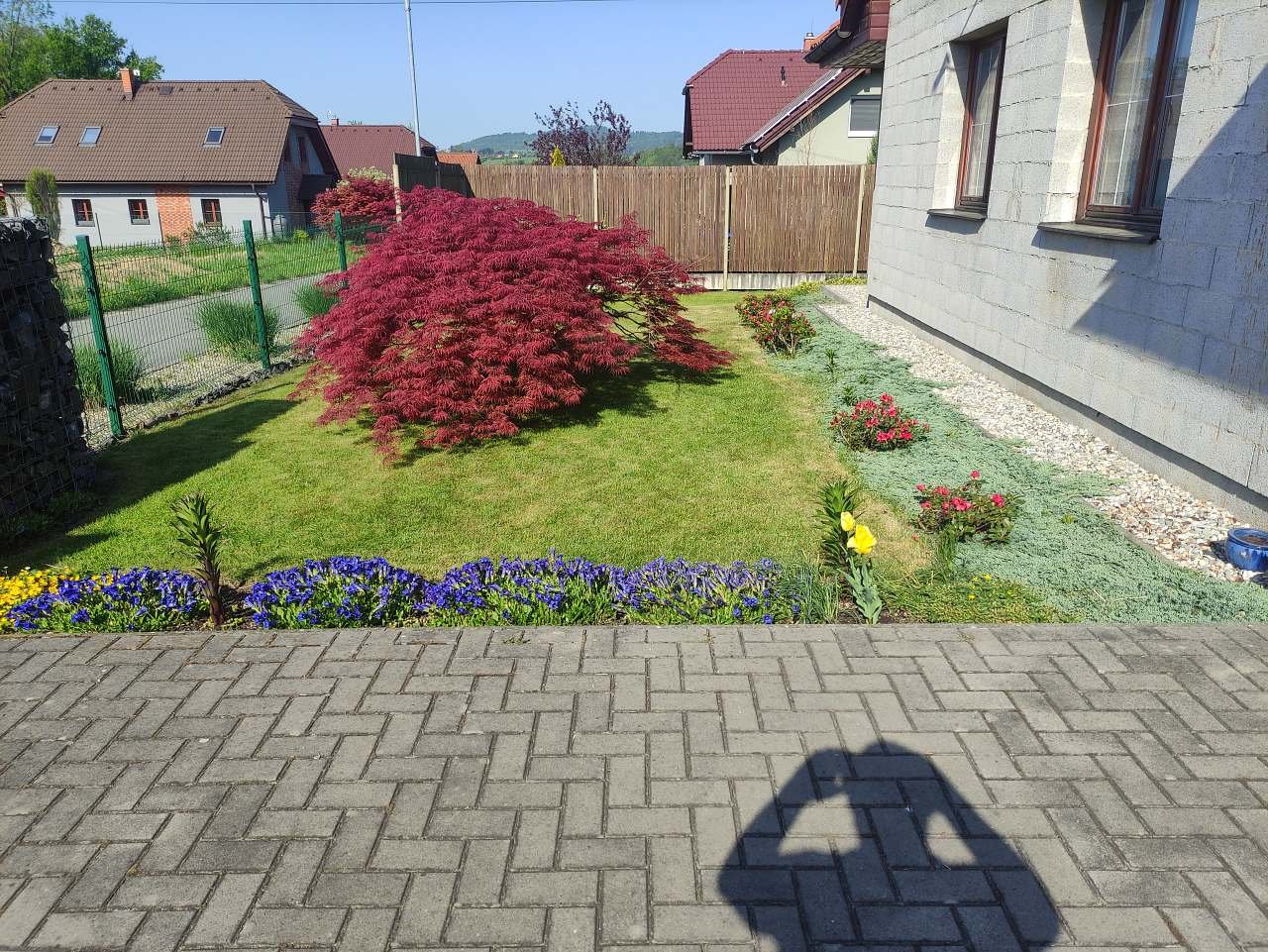 Zahrádka před chalupou
