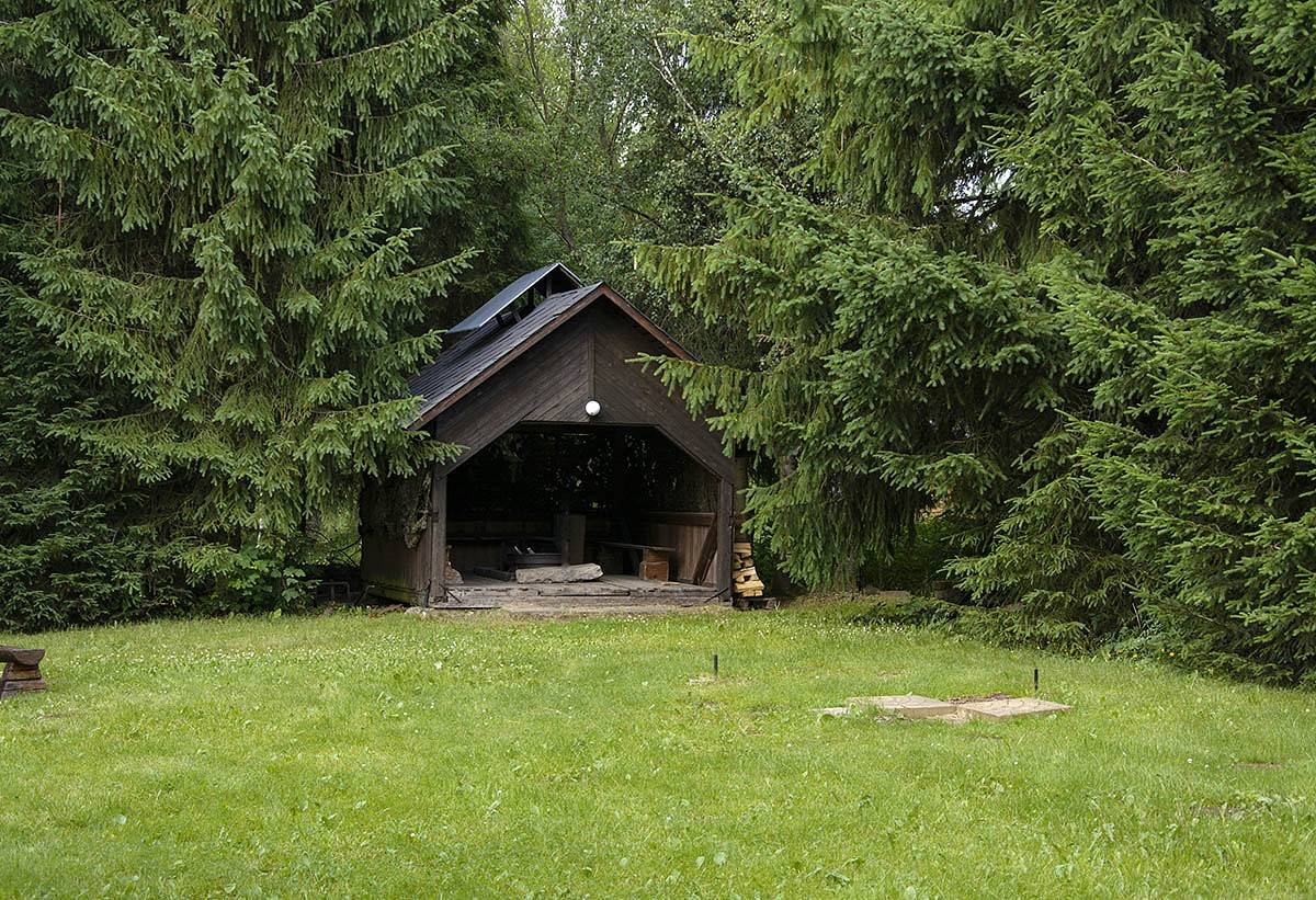 zahradní pergola s grilem