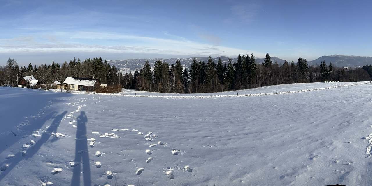 Modrá roubenka - Valašská Bystřice - Hostýnské vrchy